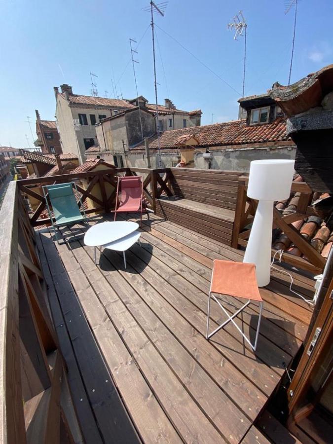 Casa Virginia Direct At The Canal Cannaregio With Own Roof Terrace Venedig Exterior foto