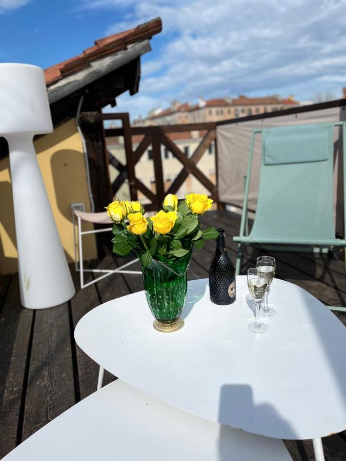 Casa Virginia Direct At The Canal Cannaregio With Own Roof Terrace Venedig Exterior foto